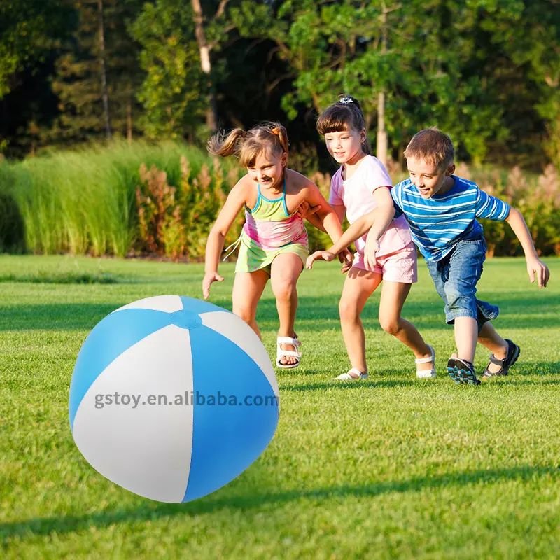 Bola inflável para praia, jogo de arremesso em PVC para publicidade, padrões personalizáveis para brincar ao ar livre