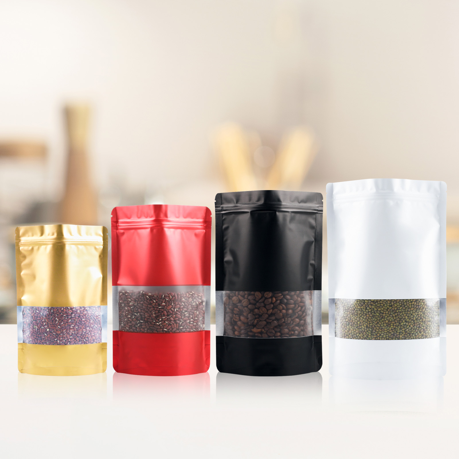 Sac en plastique avec fenêtre
