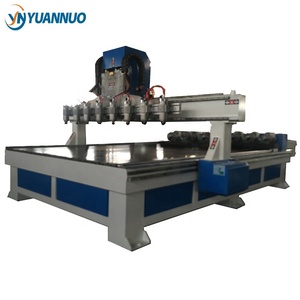 YN High Quality Low Price Multi Heads 4 Axis Rolling Wood Working Rotary Device Axis <strong>Cnc</strong> Kit Engraving Engraver <strong>Router</strong> Machine - Product Image 3