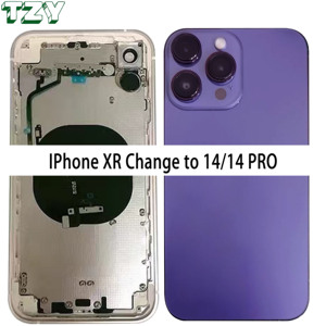 DIY geri konut için iPhone X dönüştürmek 13 13 Pro XR 11 ila 14 Pro 14 yükseltme XS Max gibi 14 Pro Max arka cam - Product Image 5