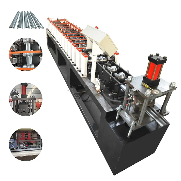 hydraulic galvanized roller shutter door machine production line / cold roll forming machine