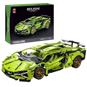 BlocX Unisex DIY oyuncak ve inşaat blok seti plastik RC Technich araba yapı kiti PC malzeme ile eğitim tuğla modeli - Product Image 3