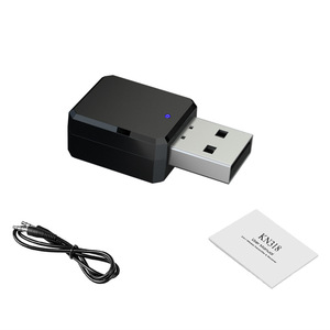 Dual Channel Stereo for Bluetooth V5.1 Audio Converter with USB &amp; AUX <strong>Output</strong> Microphone <strong>Receiver</strong> <strong>Electronic</strong> Components - Product Image 2