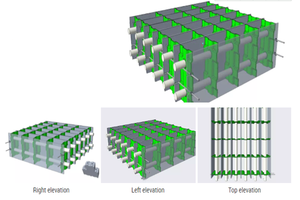 Khối CLC Bê Tông Nhẹ Có Thể Tùy Chỉnh Khuôn Bê Tông Bọt Bảng Phân Vùng - Product Image 2