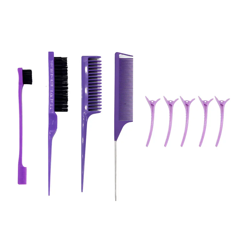 Làm tóc lược bàn chải thiết lập thợ cắt tóc chuyên nghiệp tóc Comb phù hợp với cho tạo kiểu tóc rat đuôi lược bàn chải thiết lập