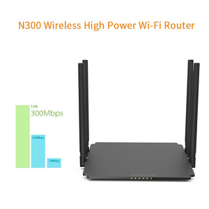 N300 yüksek güç kablosuz yönlendirici akıllı WiFi yönlendirici-2 X 5dBi yüksek güç antenleri, 300mbp'ye kadar - Product Image 2