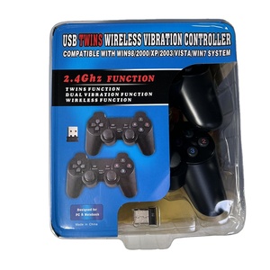 2.4G Dual Wireless <strong>USB</strong> Gamepad Dual Vibration Joystick for TV <strong>Computer</strong> &amp; Console Gaming DUAL <strong>GAMES</strong> on DOUBLE <strong>CONTROLLERS</strong> - Product Image 1