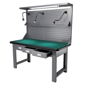 Soporte de fijación personalizado, banco de trabajo antiestático ESD ajustable, mesa de trabajo para ordenador, reparación de teléfono móvil, laboratorio electrónico - Product Image 2