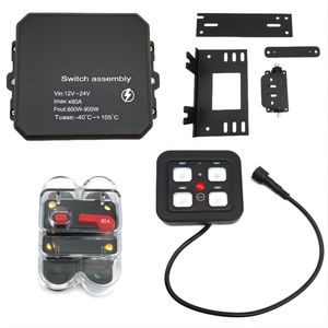 4 Gang anahtarı paneli kapalı anahtarı 12V kontrol kutusu kısılabilir LED araba OFF road 4X4 - Product Image 5