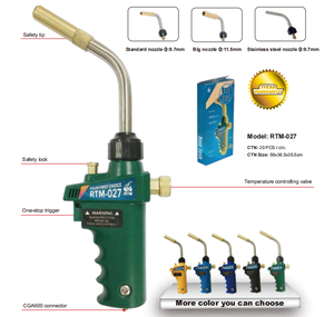 Antorcha manual de gas a precio de fábrica para soldar con mapa o punta giratoria de combustible de propano para uso en refrigeración de Plomería - Product Image 4