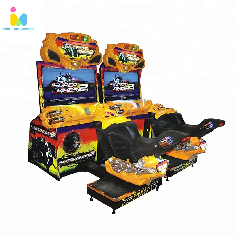 Console de jogos de arcade para motocicleta, versão lcd de alta qualidade, de jogo de corrida normal manx tt, 42 polegadas