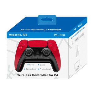 Nuevo producto ps4 controlador inalámbrico Bluetooth con barra de luz/giroscopio de seis ejes/motor de vibración dual/Play Station de pantalla táctil 4