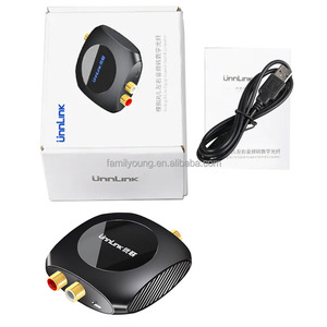 <strong>Analog</strong> to Digital <strong>Audio</strong> Converter 96KHz 2RCA to <strong>SPDIF</strong> Optical Toslink Coaxial for Soundbar Speaker Subwoofer Amplifier - Product Image 6