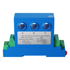 AC 0-50A Three <strong>Phase</strong> <strong>Split</strong> Core Hall Effect Current Sensor AC 1A 2A 3A 5A 10A 20A to 4-20mA 0-10V 0-5V 1-5V Current Transmitter - Product Image 3