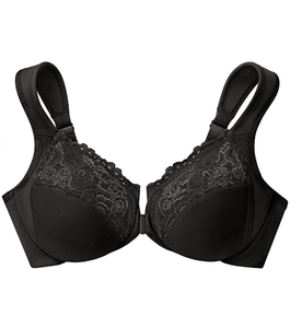 Fabrika özel yapılmış artı boyutu sutyen açık ön sutyen omuz yastıkları ile inşa tam kaplama sutyen - Product Image 1