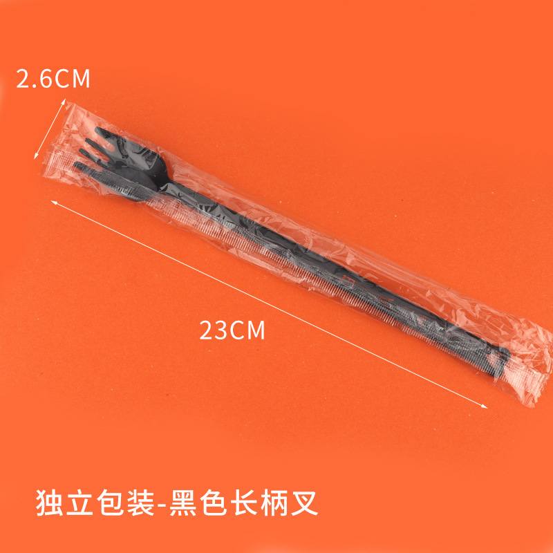 Cuchara transparente de 7 pulgadas envuelta individualmente