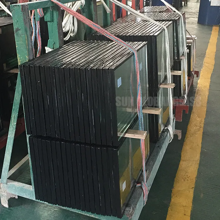 Sound insulation insulating glass processing commercial tempered tempered double glass Low-E glass price