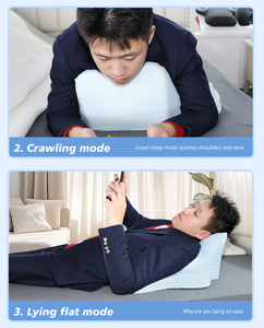 Xách Tay Thoải Mái Đọc Sách Gối Cho Ngồi Trong Giường Dành Cho Người Lớn (Ánh Sáng Grey) Giường Gối Với Cánh Tay & Túi Trở Lại Gối Cho Đọc Sách - Product Image 6