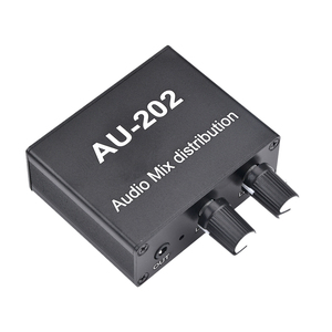 AU-202オーディオシグナルアンプ2つの出力ヘッドフォン外部ボリュームパワーコントロール - Product Image 1