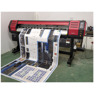 大型ワイドフォーマット1.8m Dx5 Xp600 I3200ヘッドインクジェットエコ溶剤プリンタープロッターDe Corte Graphtec - Product Image 4