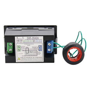 Módulo de medidor digital detector de 220V 100A 200A con medidor de voltaje y corriente de pantalla dual CT AC