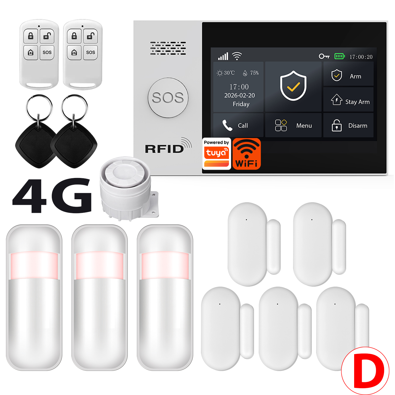 White 4G-107-Set D