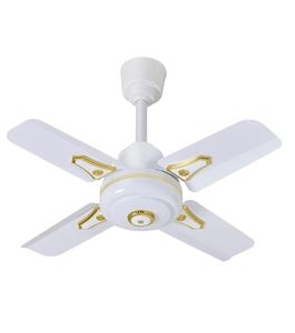吊扇24英寸4短金属叶片地铁吊扇装饰 - Product Image 1
