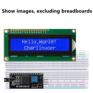 LCD1602 1602 <strong>LCD</strong> Module Blue / Yellow Green Screen 16x2 Character <strong>LCD</strong> Display PCF8574T PCF8574 IIC I2C Interface 5V - Product Image 2