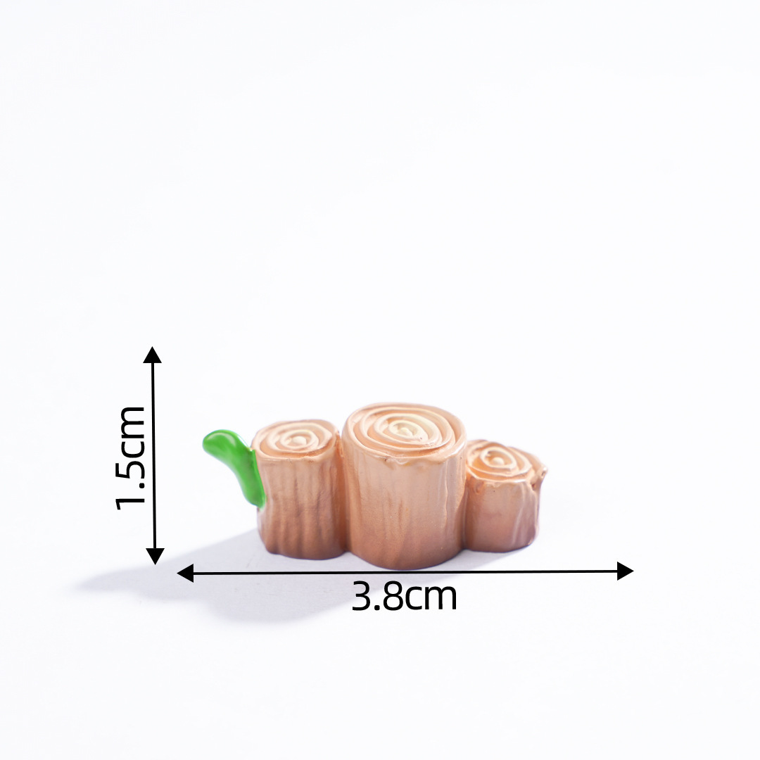 colorful Six triple wooden stakes