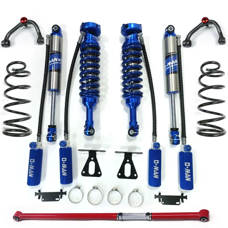 DMAN 4x4 Off Road Rebound Ajustar Air Coil Spring Acessórios Suspensão Lift Kit Nitro Amortecedores Para Mitsubishi Pajero