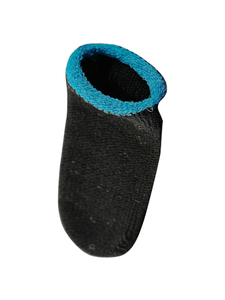 Ucuz mobil oyun karbon gümüş fiber anti-skid başparmak parmak kollu joystick ekran dokunmadan parmak eldiven PUBG oyun için