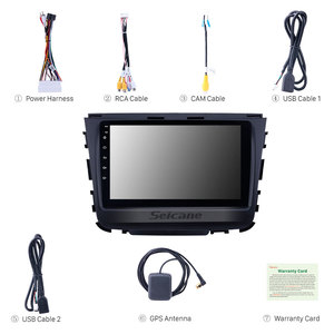 9&quot; Android 11.0 <strong>GPS</strong> Navigation Radio for 2018 <strong>Ssang</strong> <strong>Yong</strong> Rexton HD Touchscreen Stereo with USB AUX Support Carplay Backup Camera - Product Image 3
