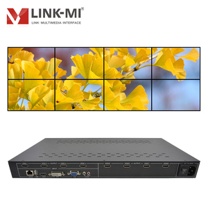 Controlador de pared de video de 8 canales 2x4 4x2 2x3 3x2 2x2 2x2 2x1 Soporte HDMI DVI VGA Entradas USB 1080P Función de zoom de subtítulos