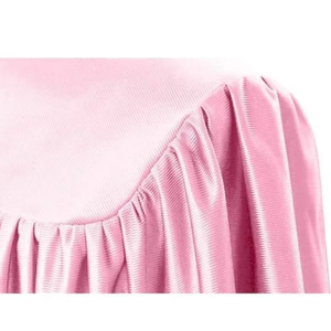 Robe de graduation brillante pour garçons et filles de couleur rose brillant - Product Image 2