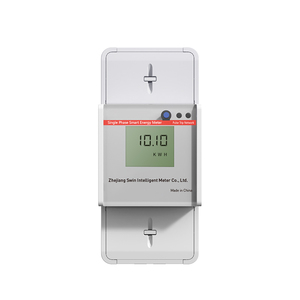 Control remoto prepago Monofásico Riel DIN Registrador de datos inteligente Comunicación 4G Medidor de potencia de electricidad eléctrica Medidores de energía - Product Image 1
