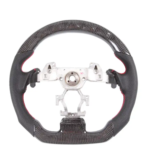 リアルカーボンファイバーステアリングホイール日産インフィニティG37G G25 <span class=keywords><strong>G35</strong></span> EX EX35 EX37 Q40 Q60 QX50 FX35 FX37 Q70 ESQ用にカスタマイズ