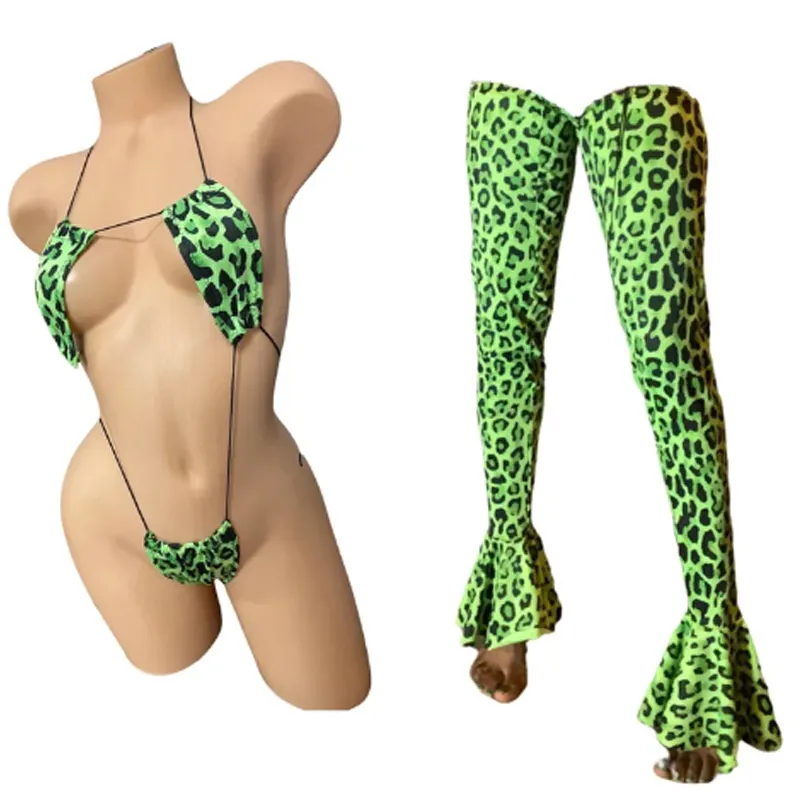 Ailangke Wholesale Newest Sexy Stripper Wear Dancewear Custom Exotic Dance Wear Rhinestone Stripper Clothes