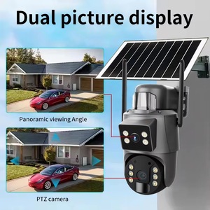 Regis Ubox 6MP 4G Solar Security System Ptz Outdoor 3K Dual Lens WiFi PIR Auto Tracking CCTV <strong>Cameras</strong> <strong>With</strong> Light Alarm - Product Image 3