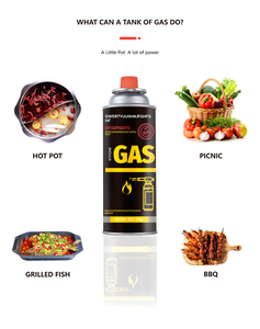 190-250g Pure Butane Gas High Quality Gas Butane Cartridge Portable Gas for Mini Camping Stove - Product Image 3