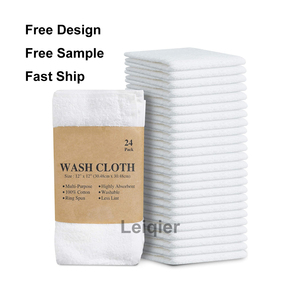 Custom Logo Pure Cotton Ring Spun Face <strong>Towels</strong> Large Packages Designed For Facial Use High Water Absorption Soft Facial Tissues - Product Image 1