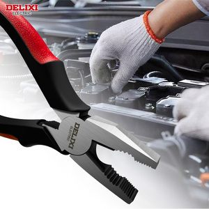 <strong>Delixi</strong> Multifunctional Electrician Pliers Universal CRV Steel Wire <strong>Cutters</strong> High Quality Hardware Tools for Wire Work OEM - Product Image 5