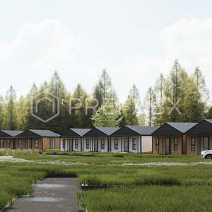 PrefabX ev Flip klasik-B prefabrik adu ev tamamen yapılandırılmış prefabrik ev konteyner