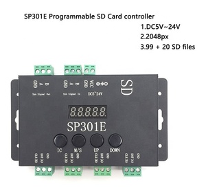 Программируемый rgb светодиодный пиксельный контроллер SP301E для WS2812B WS2811 SK6812 LPD8806 DMX512 - Product Image 1