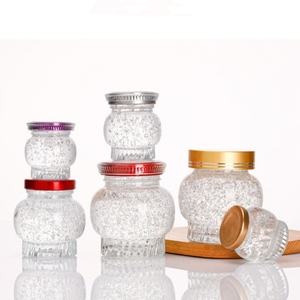 Bán buôn Đèn Lồng Hình hộp đựng thức ăn thủy tinh 50ml-360ml mật ong mứt chim của Tổ chai thủy tinh có nắp đậy - Product Image 3