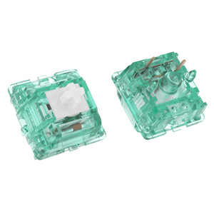 杜洛克虾T1开关67g镀金弹簧静音触觉开关2厚金属引脚RGB键盘静音开关