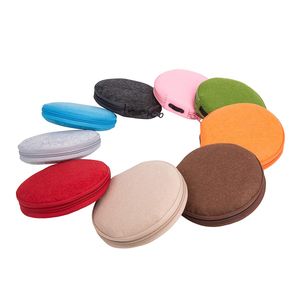 小光盘盒圆形毛毡20容量光盘存储钱包DVD光盘架 - Product Image 6