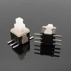 Yüksek sıcaklığa dayanıklı SMD kendinden kilitleme cihaz için 6 pin basmalı düğme anahtarı 5.8x5.8x7mm kilidi anahtar anahtarı - Product Image 3