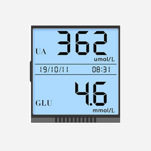 Werkseitig benutzer definierte STN Blau Weiß Negativ 7-Segment-Anzeige Alpha numerisches LCD-Modul LED Hintergrund beleuchtung 2,7 V ~ 5V für Auto-Backup-Radar - Product Image 4