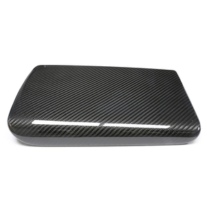 Tesla Model S/X 2021 + gerçek kuru karbon Fiber iç için MRD karbon kol dayama kapağı kol dayama. - Product Image 1