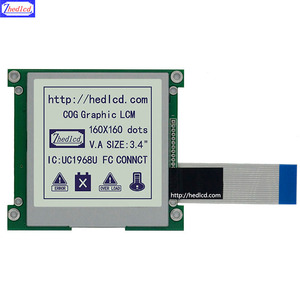 Vendita in fabbrica modulo Display LCD grafico da 3.4 pollici 160*160 160x160 con interfaccia parallela UC1698 per Controller di potenza - Product Image 2